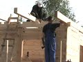 Konstrukcja i sposób wznoszenia domu drewnianego, 1-4
