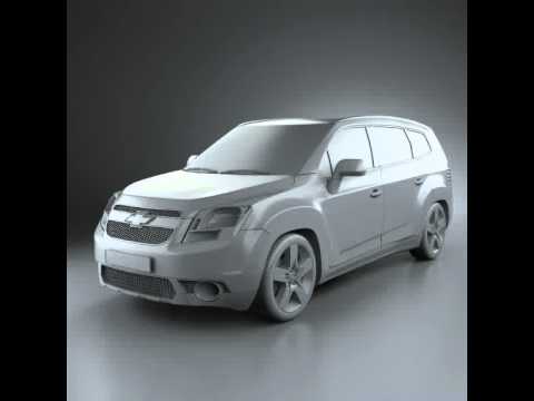 3D Model of Chevrolet Orlando 2011 Review