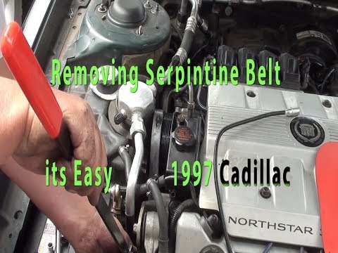 Cadillac - GM - Northstar - How to replace serpentine belt - what mechanics won't tell you Autozone