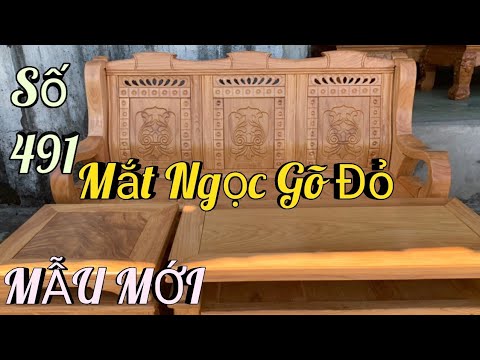 Báo Giá Bộ Bàn Ghế Mắt Ngọc Gõ Đỏ Vân Vip |Đồ Gỗ Trâm Anh| Số 491