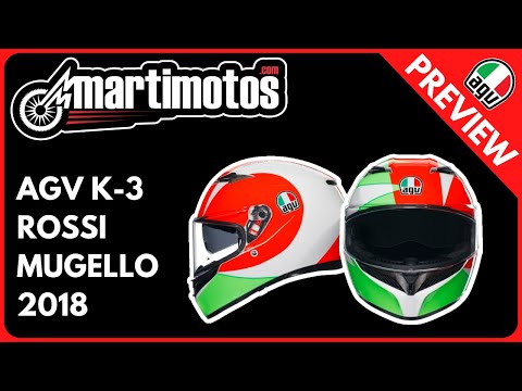 Video of AGV K3 ROSSI MUGELLO 2018