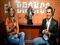 El BroncoTv Jaime Rodríguez con la motociclista y Campeona de 1/4 de Milla Brenda Villareal