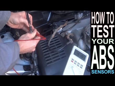 ABS Light ON? HOW TO TEST ABS SENSOR with Multimeter. Car Repairs: Brakes; Anti-Lock Braking System.