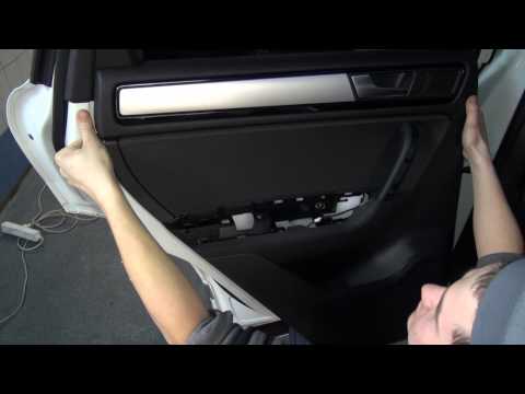 Как снять карту двери на Volkswagen Touareg 2013