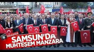 Samsun'da muhteşem manzara