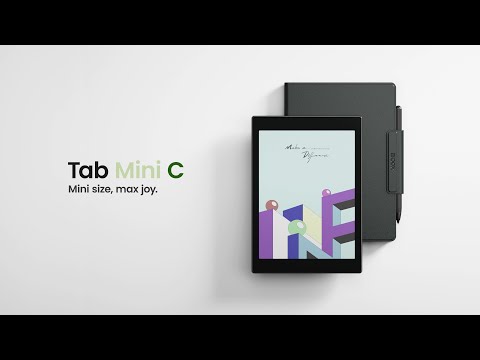 BOOX Tab Mini C e-bralnik / tablični računalnik, 7.8", barvni zaslon, Android 11, 4GB+64GB, Wi-Fi, Bluetooth 5.0, USB-Type-C, + pisalo Pen Plus, črn