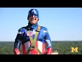 Superhero visit to C.S. Mott Children's Hospital