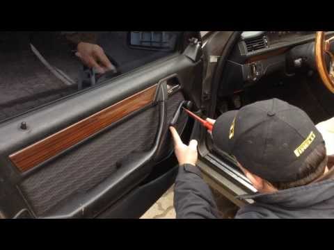 Как снять дверную карту Mercedes Benz W124 | Removing the door card Mercedes