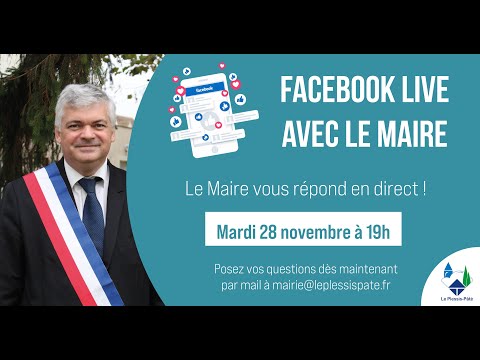Facebook Live avec M. Le Maire | 28 novembre 2023