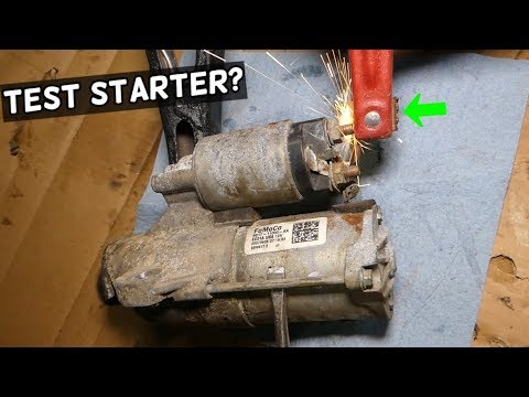 HOW TO TEST A STARTER demonstrated on FORD