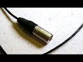 How To Solder XLR Audio Connectors
