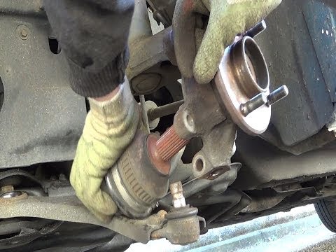 Front wheel bearing replacement - Removal and refitting step by step