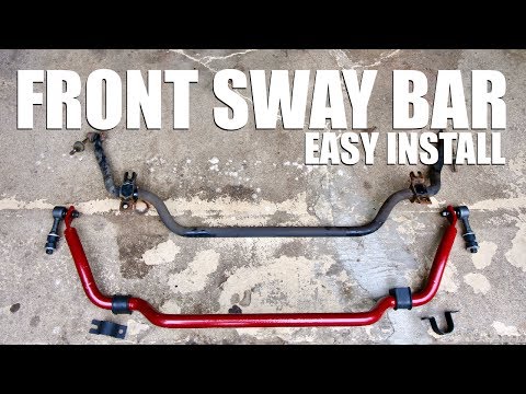 How to Install an Upgraded Front Sway Bar