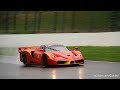 Ferrari FXX Evoluzione - INSANE Downshifts & Accelerations!!