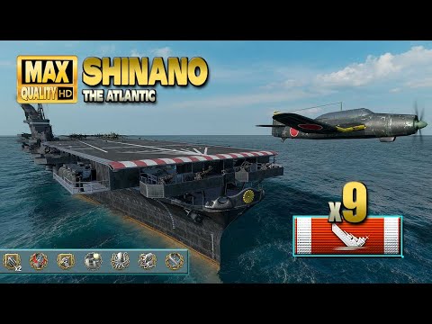 Aircraft Carrier Shinano playing against the time   World of Warships