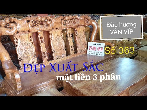 ẤN TƯỢNG bộ đào chim hương đá cột 14 Mặt dày 3 phân ,VÂN VÍP ( số 363)/Đồ Gỗ Trâm Anh- 0794455222