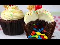 Surprise Pinata Cupcakes! How to make cupcakes with a rainbow candy surprise inside!