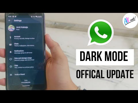 whatsapp beta dark mode apk