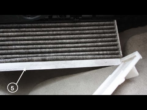 Как заменить воздушный фильтр кабины на Audi A4 8K B8