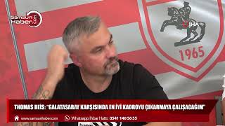 Thomas Reis: “Galatasaray karşısında en iyi kadroyu çıkarmaya çalışacağım”