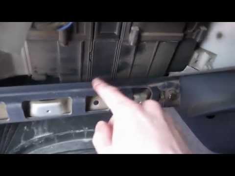 Внешняя чистка радиатора печки Honda S-MX