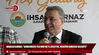 Başkan Kurnaz: “Borcumuzu 250 milyon TL azalttık, hedefim borçsuz belediye”