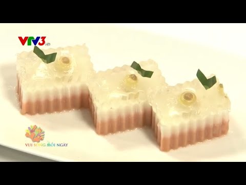 Rau câu trái hồng hạt sen