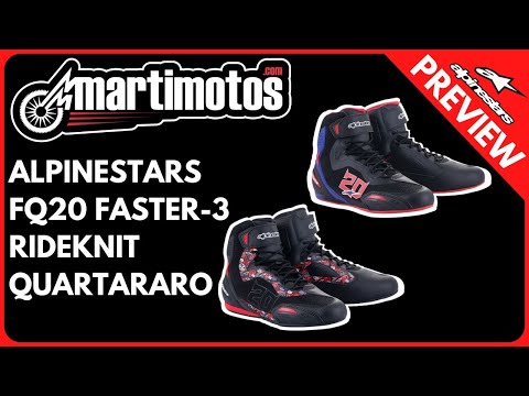 Video of ALPINESTARS FQ20 FASTER-3 RIDEKNIT QUARTARARO