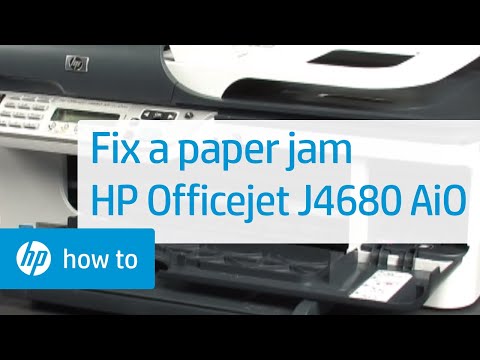 Clearing a Paper Jam - HP Officejet J4680 All-in-One Duration: 4:56. Total Views: 11,215