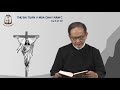 Lời Chúa - Thứ Ba - 09/04/2019