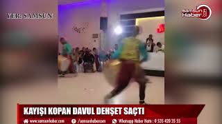 Düğünde kayışı kopan davul dehşet saçtı