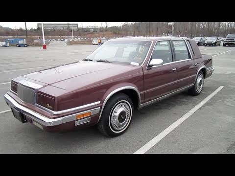 1990 Chrysler New Yorker Fifth Avenue Start Up, Engine, and In Depth Tour