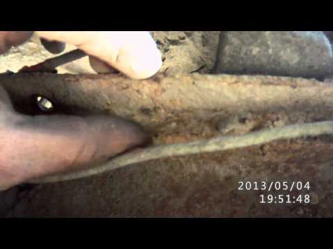 Пример сварки треснувшей рамы