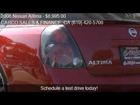 2006 Nissan Altima for sale in ... VISTA, CA 91911 at the