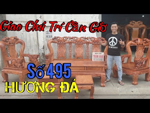 Salon Đào Chim Hương Đá Vân Vip Giao Chú TRÍ Cần Giờ |Đồ Gỗ Trâm Anh| Số 495