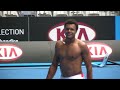 Jo-Wilfried Tsonga Practice Session
