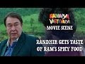 Randhir gets taste of Rams Spicy Food - Ramaiya Vastavaiya Scene - Randhir & Girish