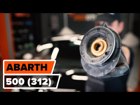 How to replace strut mount FIAT 500 ABARTH (TUTORIAL AUTODOC)