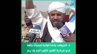 د. الجزولي: بلادنا تواجه تحديات حلها في مبادرة الشيخ الطيب الجد ود بدر