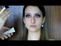Večerné červeno-modré glam líčenie / Evening Red And Blue Glam Make-up