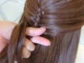 Penteado de Trança Costela de Adão passo a passo