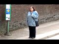 Dancing queen at bus stop (Original)