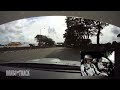 POV Rally Champion Mark Higgins Near Crash at 150 mph @ 2011 Isle of Man TT