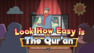 Poem for 50% Words of the Quran - Poem 1: Look How Easy is the Quran