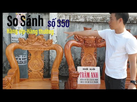 Cách phân biệt hàng víp và hàng thường bộ nghê 12 -6 món ( số 350) /Đồ Gỗ Trâm Anh /0794455222