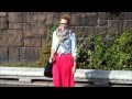 1. Ootd maxi skirt, H&M Stockholm Summer