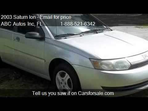 2003 Saturn Ion - for sale in Tampa, FL 33604