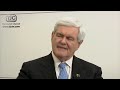 The Jewish Channel Exclusive Interview With Newt Gingrich Excerpt: Palestinians More To Blame