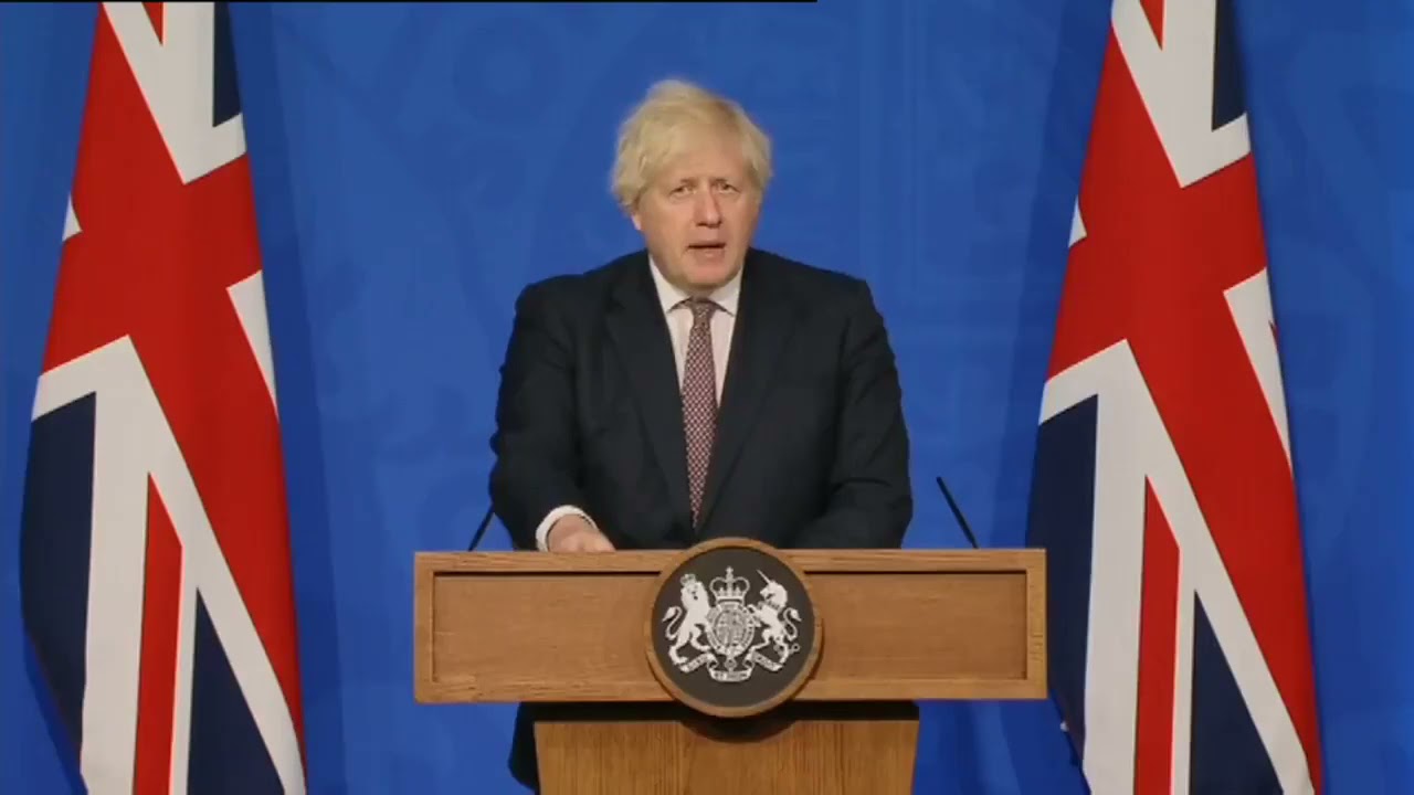 Boris Johnson sets out England's Five-Point Plan for Living With Covid