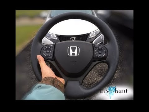 Demontaz - usuniecie poduszki powietrznej + kierownicy Honda Civic 9g Dr.Volant